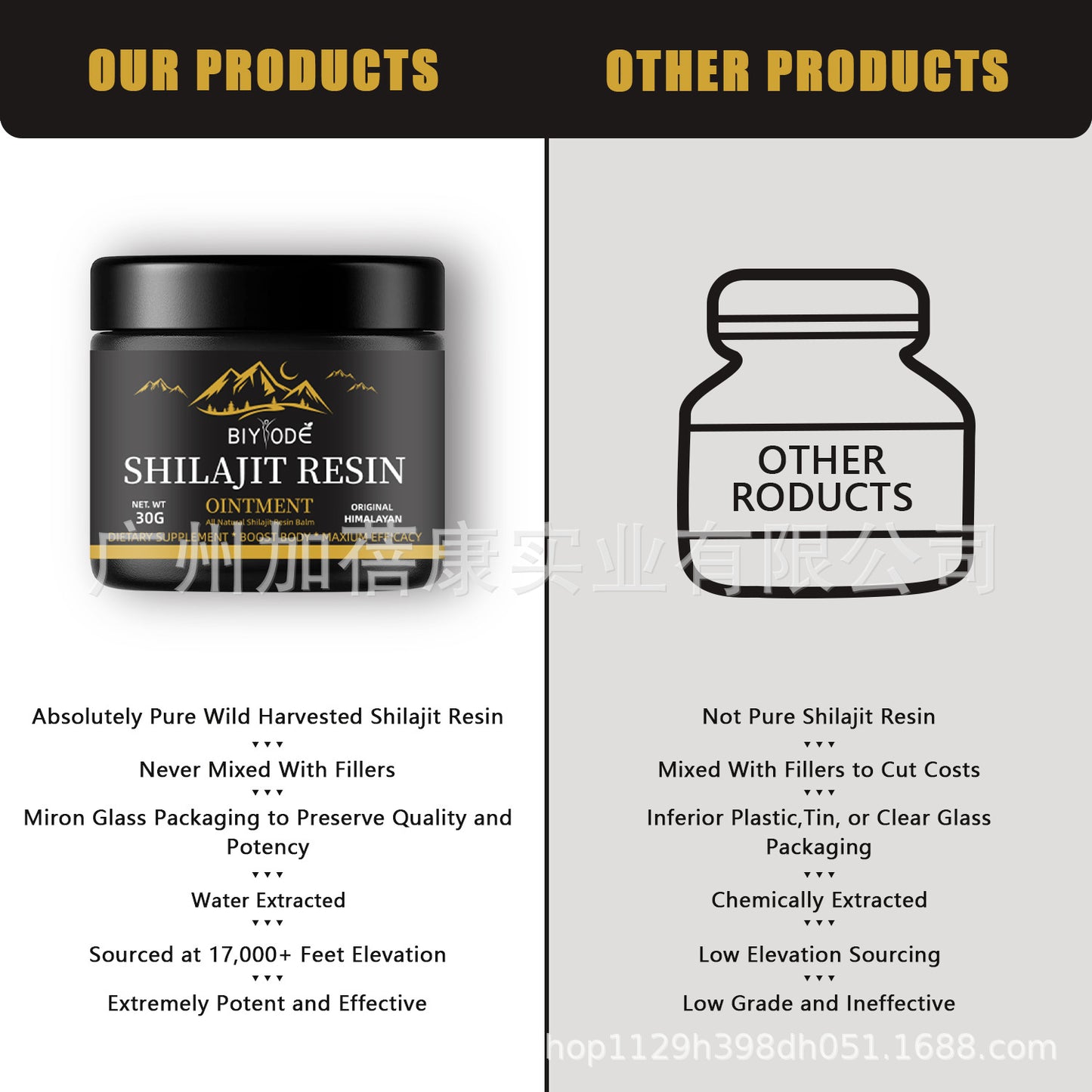 Shilajit Resin Shilajit Cream Fulvic Acid 85+ Mineral Factory Cross-Border 30g Shilajit Resin Cream